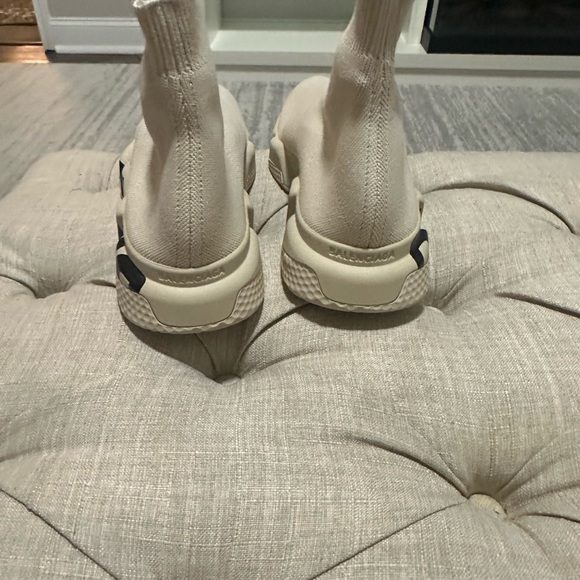 MEN'S SPEED RECYCLED KNIT GRAFFITI SNEAKER IN BEIGE - Picture 5 of 5